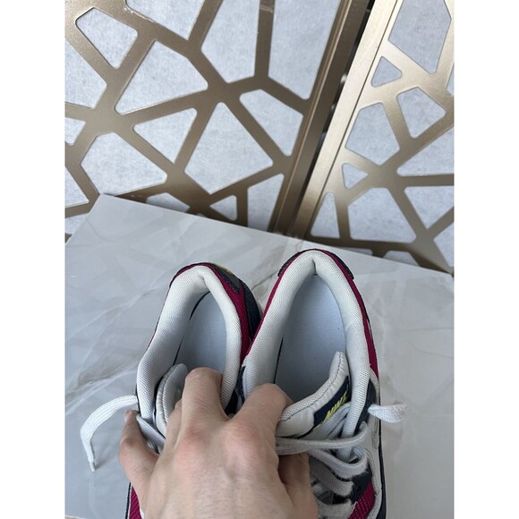 NIKE AIR MAX 90 SPORT FUCHSIA White Women SZ 7 325213-606 Sneakers Shoes - Picture 11 of 12